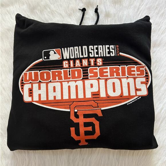 MLB San Francisco Giants 2014 World Series Champions Black Hoodie Mens Size XXL - Picture 1 of 9